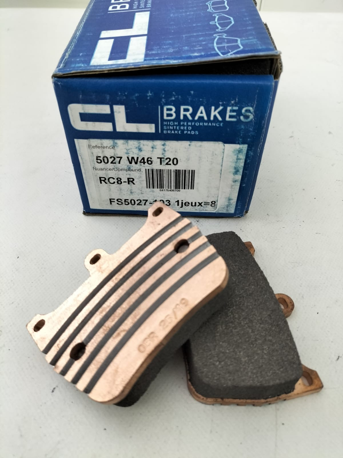 Plaquettes de frein AV Carbone Lorraine RC8R CP5148