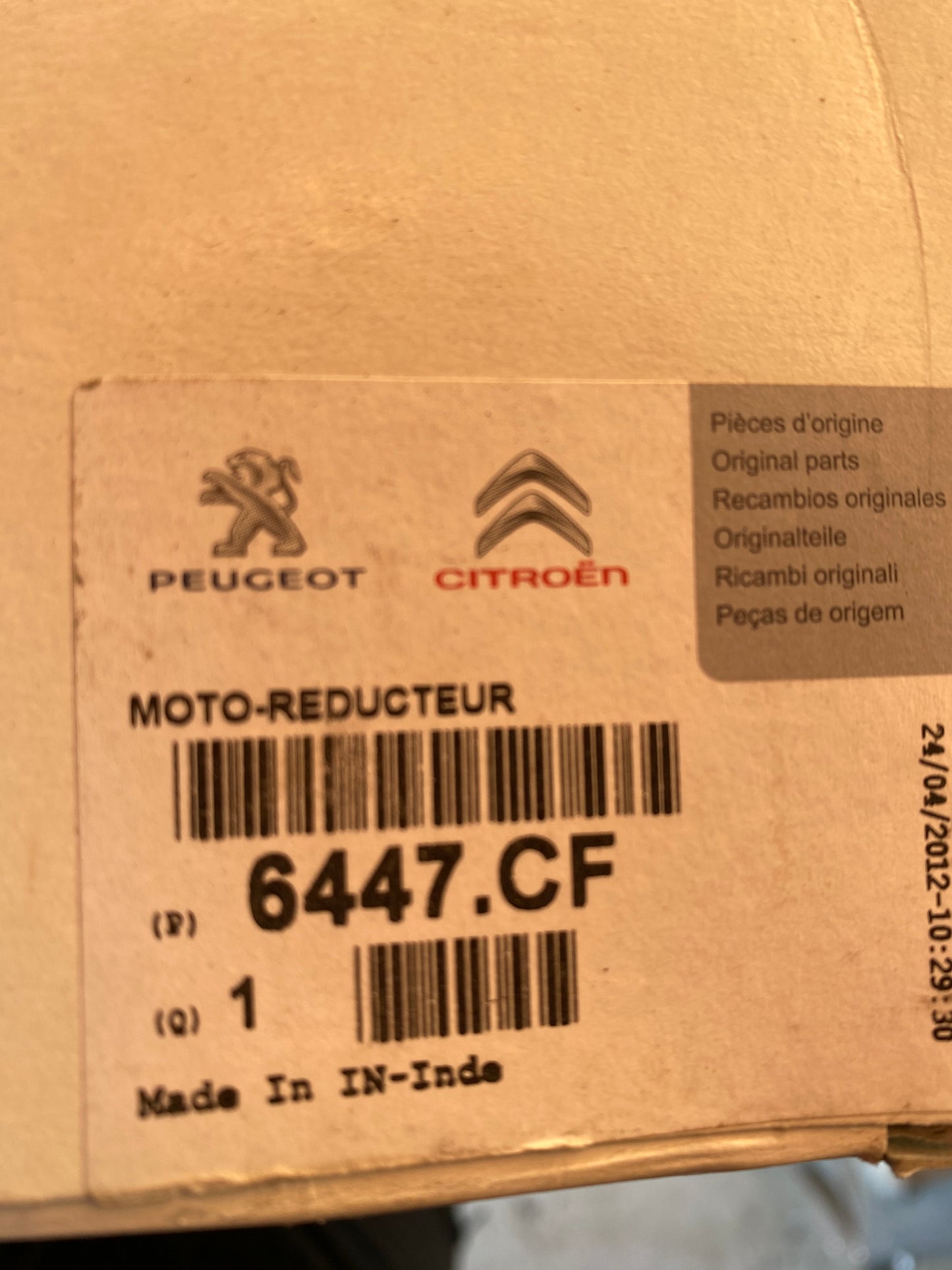 Régulateur de Chauffage 6447CF