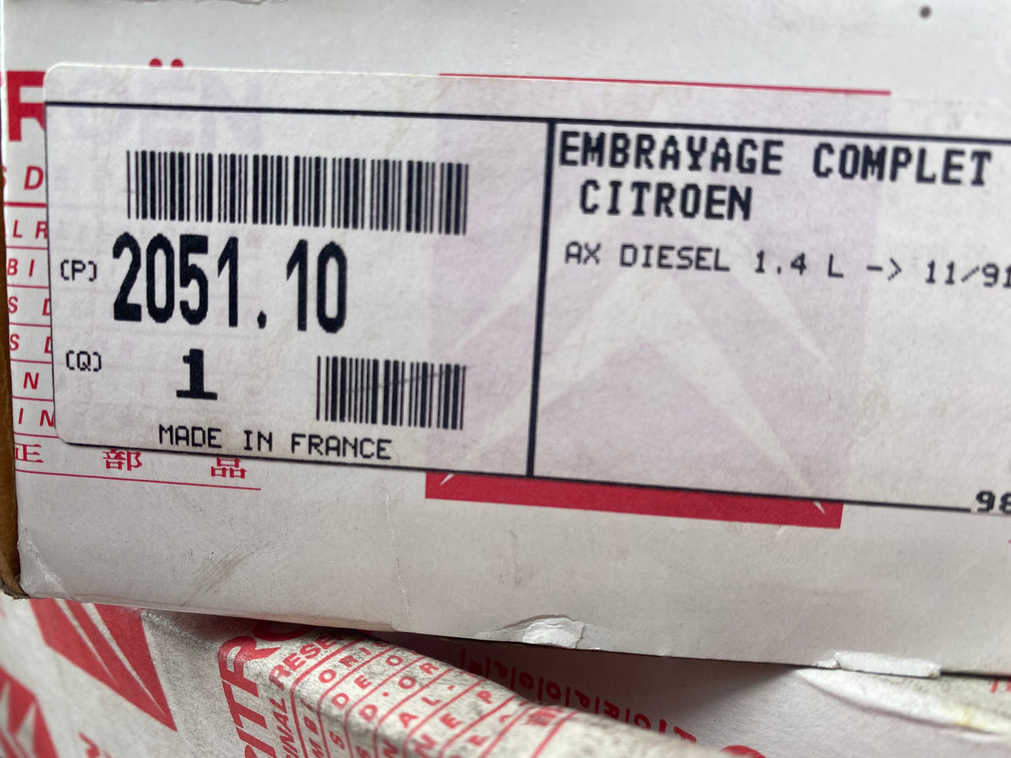 Kit d'Embrayage AX - 106 2051.10