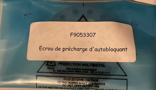 Écrou de Precharge d’Autobloquant F9053307