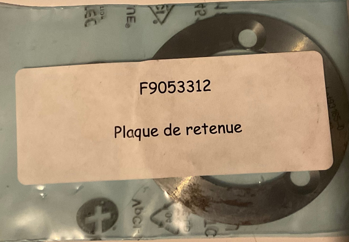 Plaque de Retenue d’Autobloquant F9053312