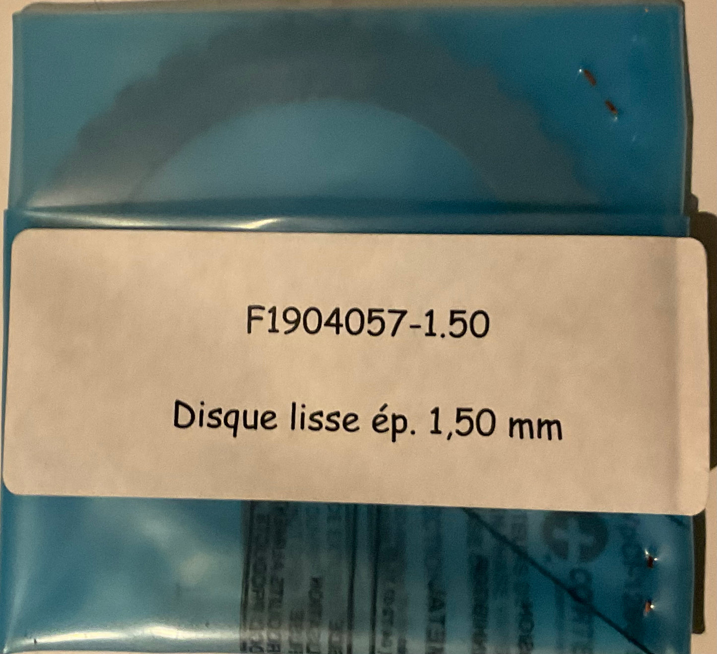Disque Lisse d’Autobloquant Épaisseur 1,50