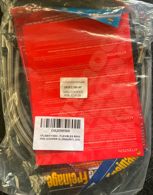 Kit de Flexibles de Frein Aviation Mini Cooper R56