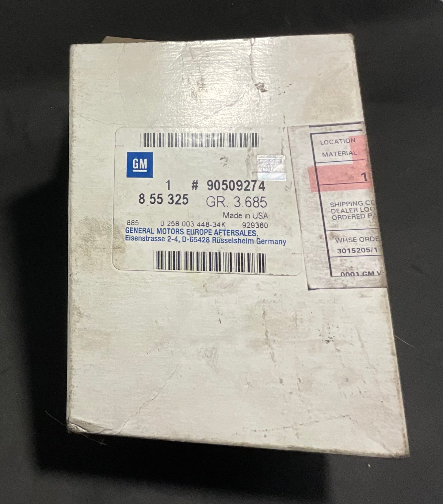 Sonde Lambda 90509274