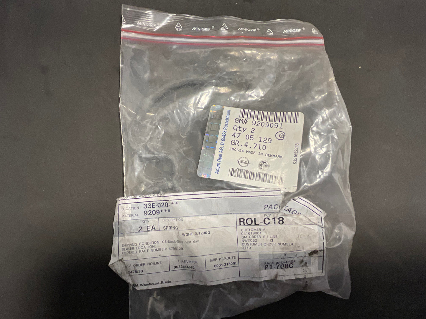 Kit de ressort Opel Agila