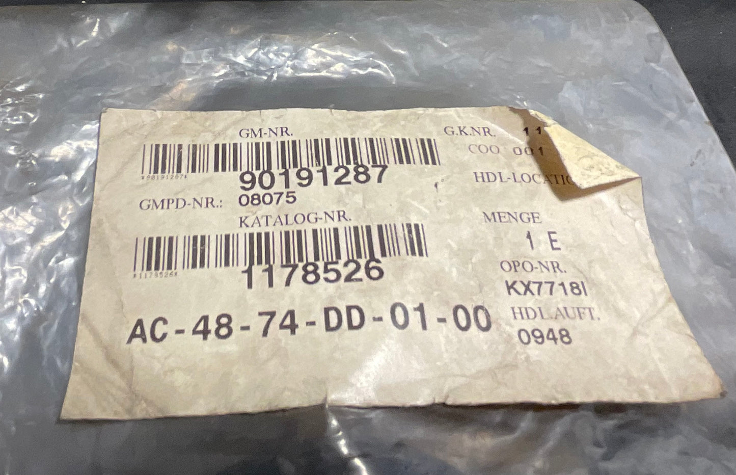 Poignée d'Ouverture de Capot Opel Zafira