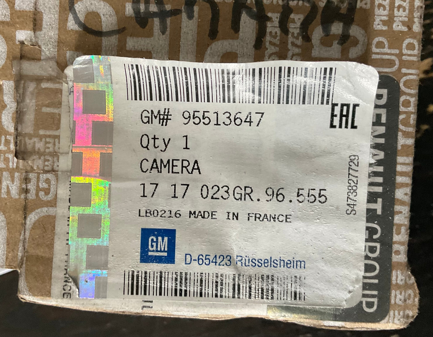 Camera d'Aide au Stationnement