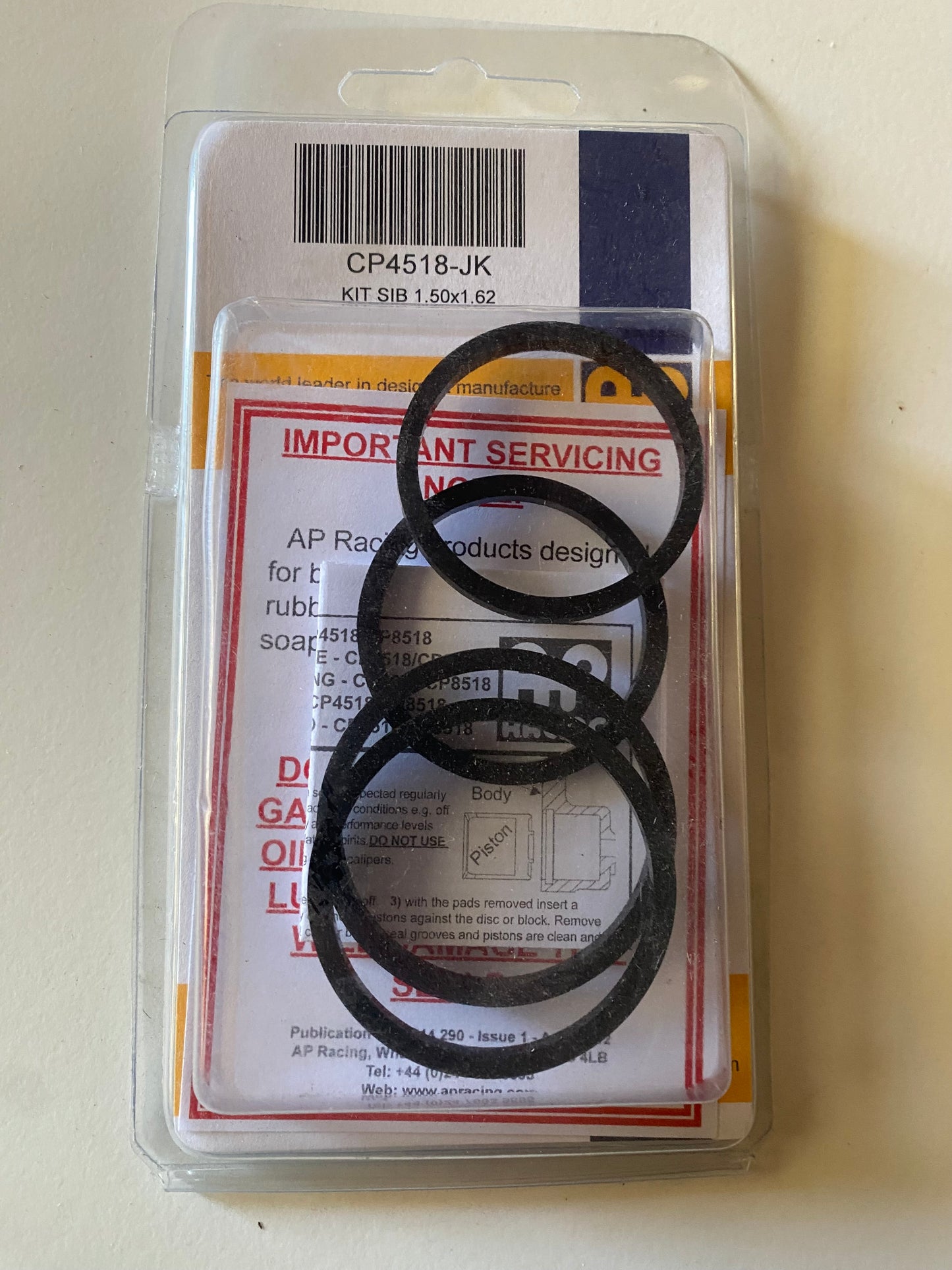 Kit de Joint Réparation AP Racing CP4518JK
