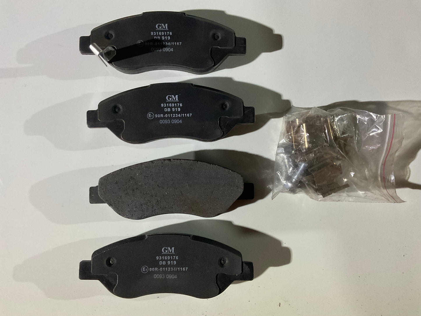 Jeu de Plaquettes de Frein