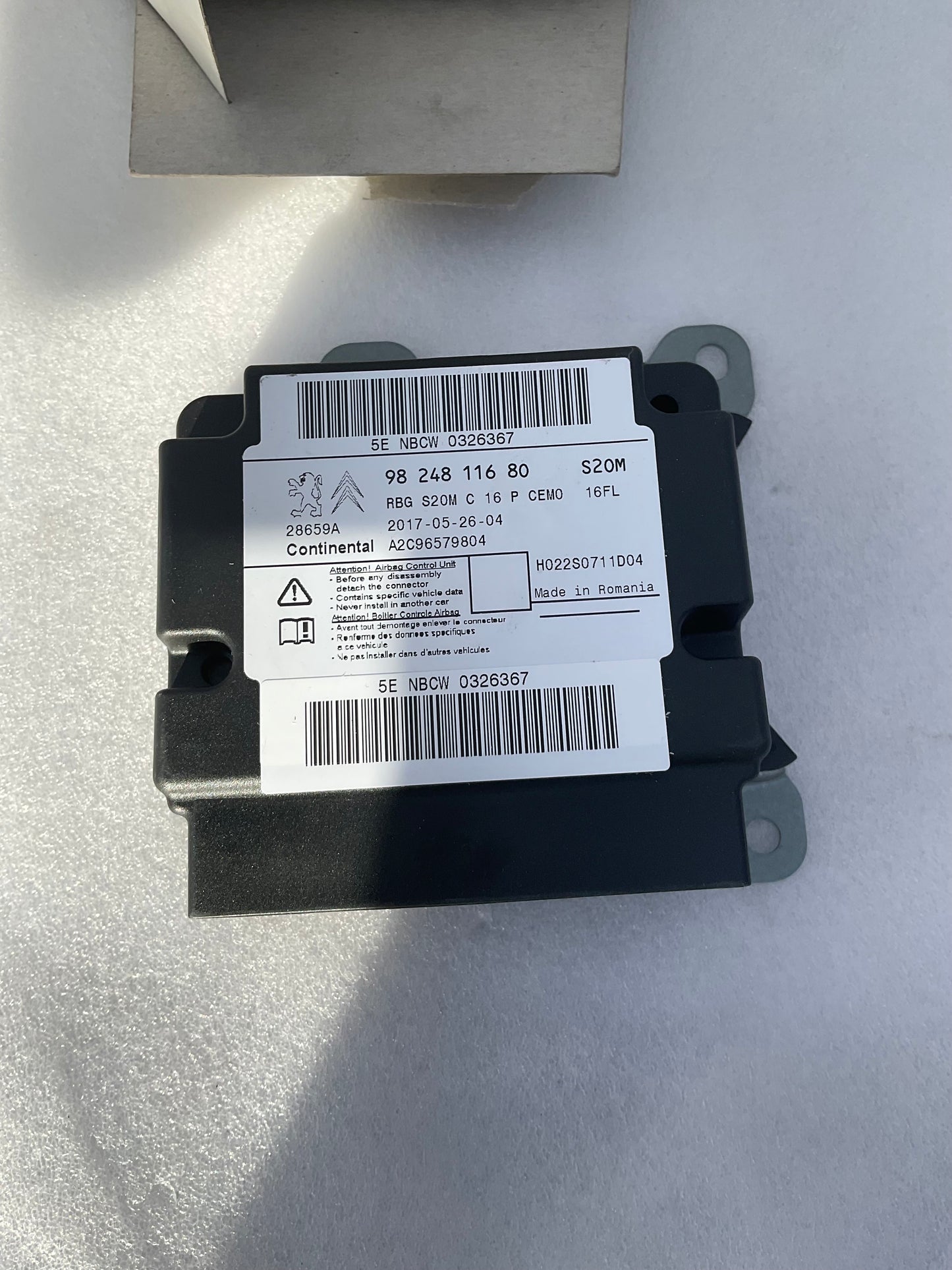 Module de Contrôle d'Airbag Peugeot 3008 / 5008