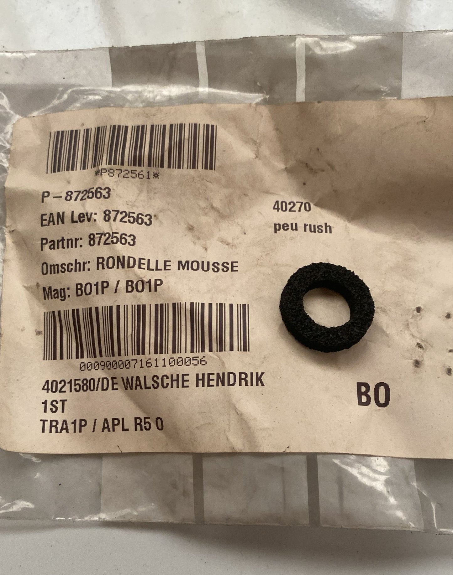 Rondelle en Mousse/ Bague de piston 872563