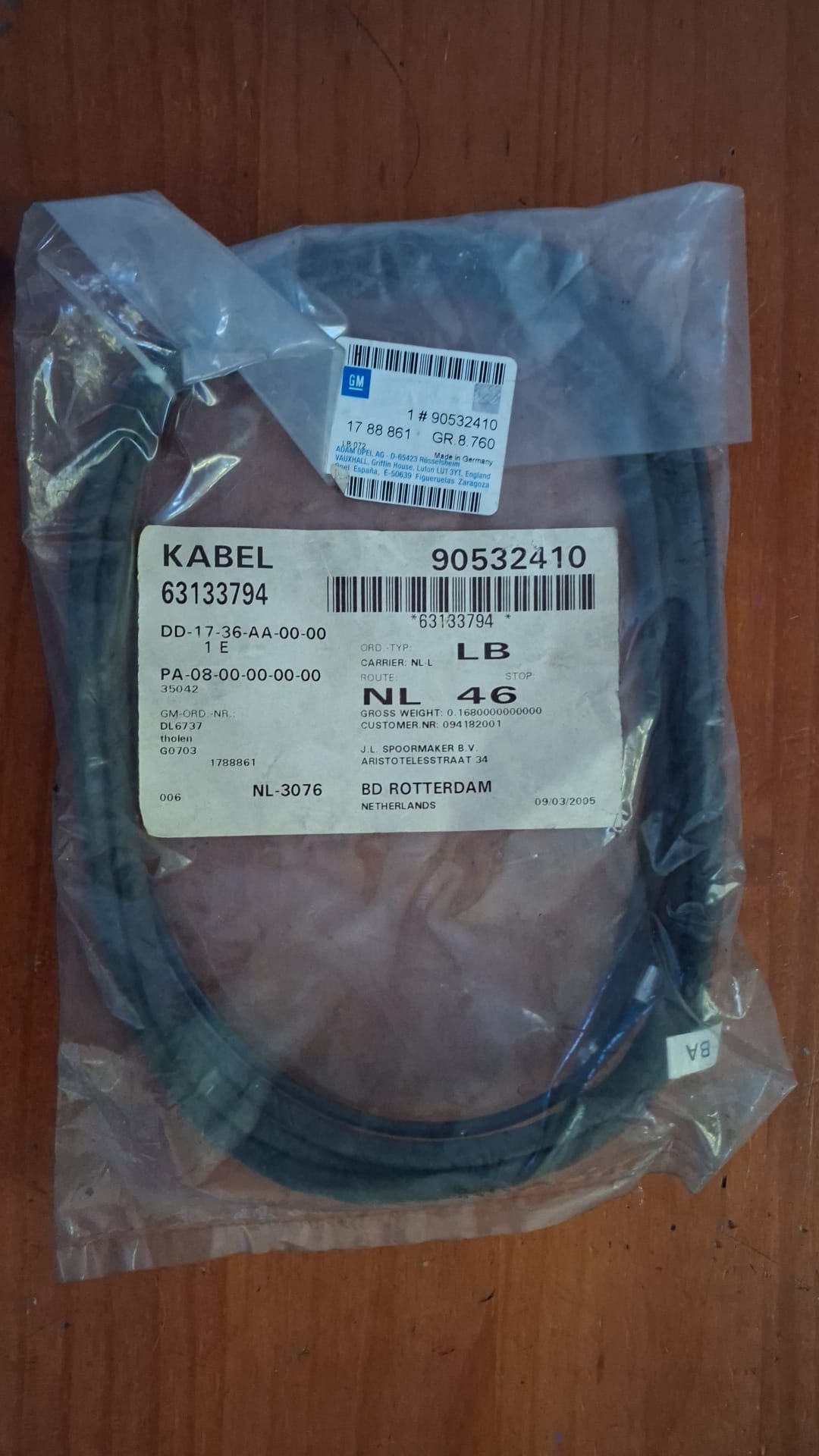 Câble d'Antenne Opel