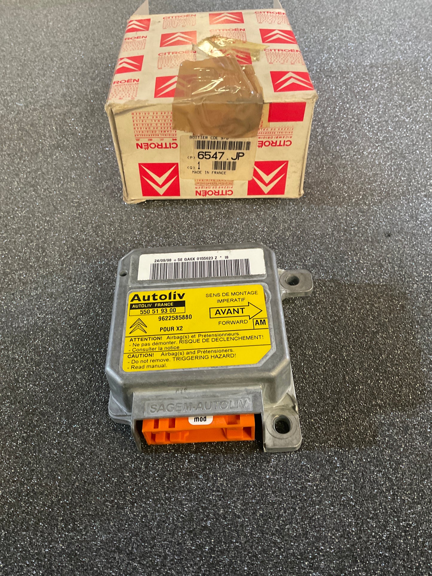 Module de Commande d'Airbag 6547JP