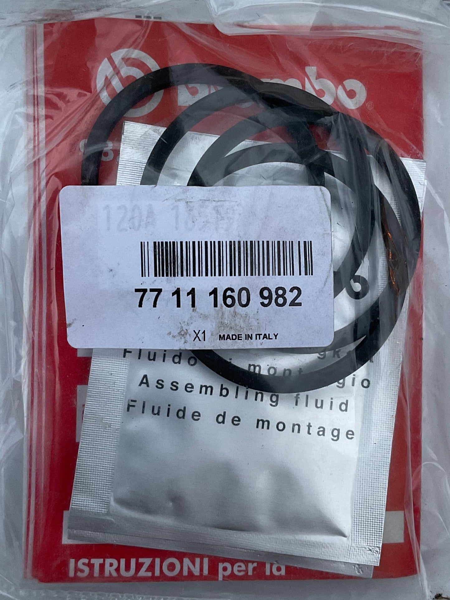 Kit de Joint pour révision d'étrier Avant Clio R3