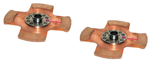 Kit  de 2 disques d'embrayage 4 patins pour 207 S2000/ FIESTA S2000/ FIESTA R5