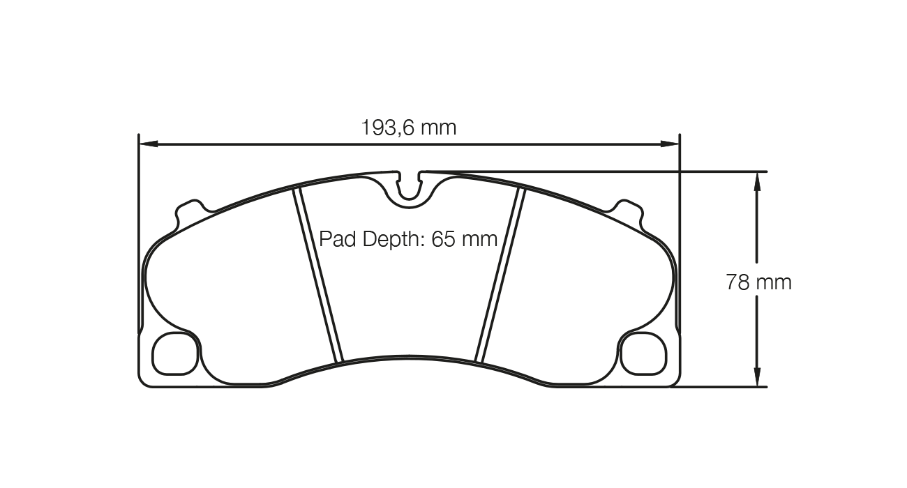 Jeu de Plaquettes Avant Porsche 991 2 Carrera 2S Coupe 3.0 / 3.6L / RSL1 Pagid