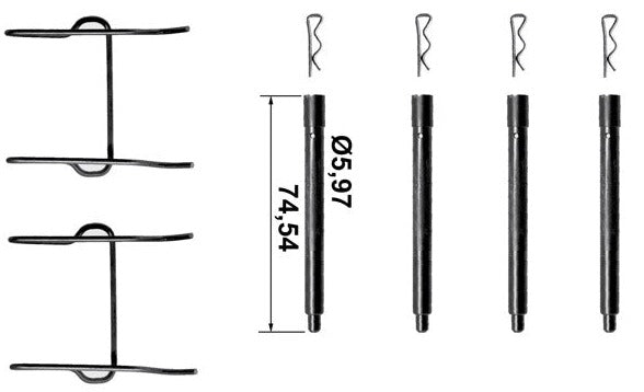 Nécessaire de Maintien de Plaquettes de Freins C2R2