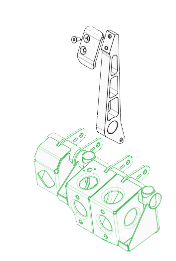 Support de Pédalier Clio 4 R3T