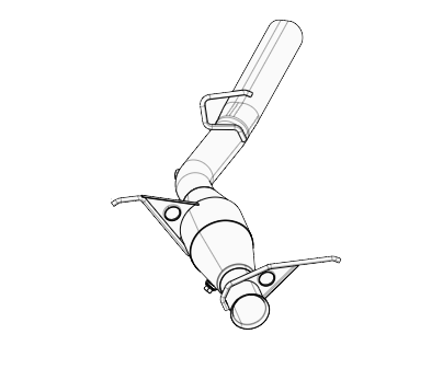 Silencieux Catalyseur Clio 4R3T