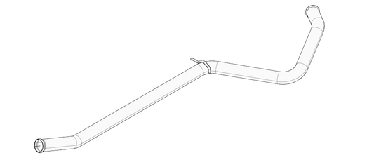 Ligne intermédiaire d'échappement Clio 4 R3T