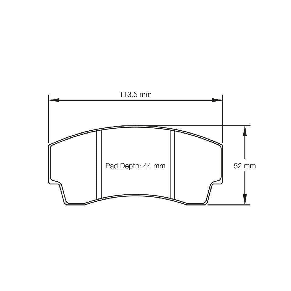 Jeu de plaquettes ENDLESS Subaru Impreza Arrière, Saxo T4 -206 Volant Avant