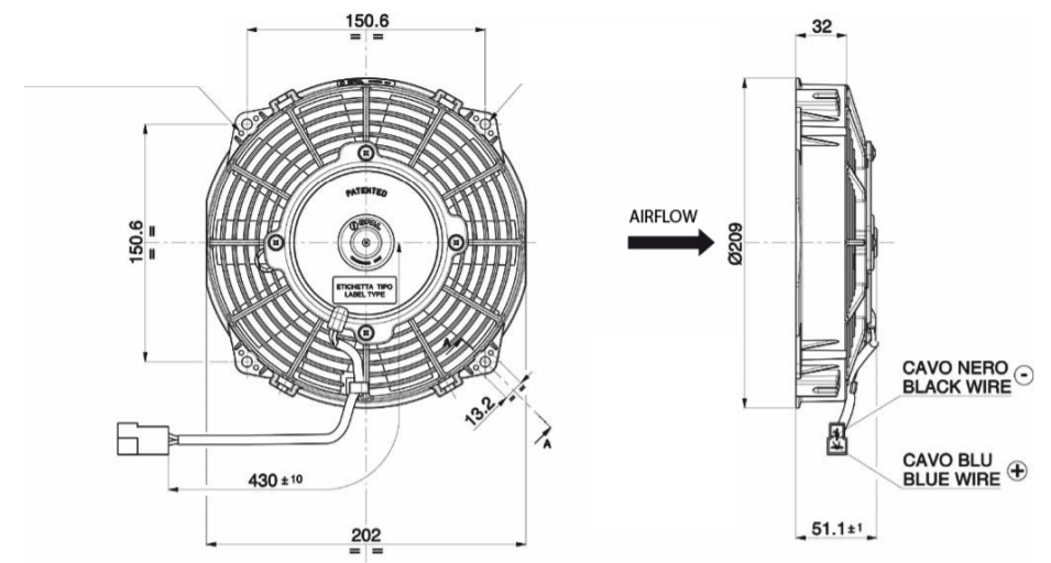 Ventilateur de refroidissement XSARA WRC