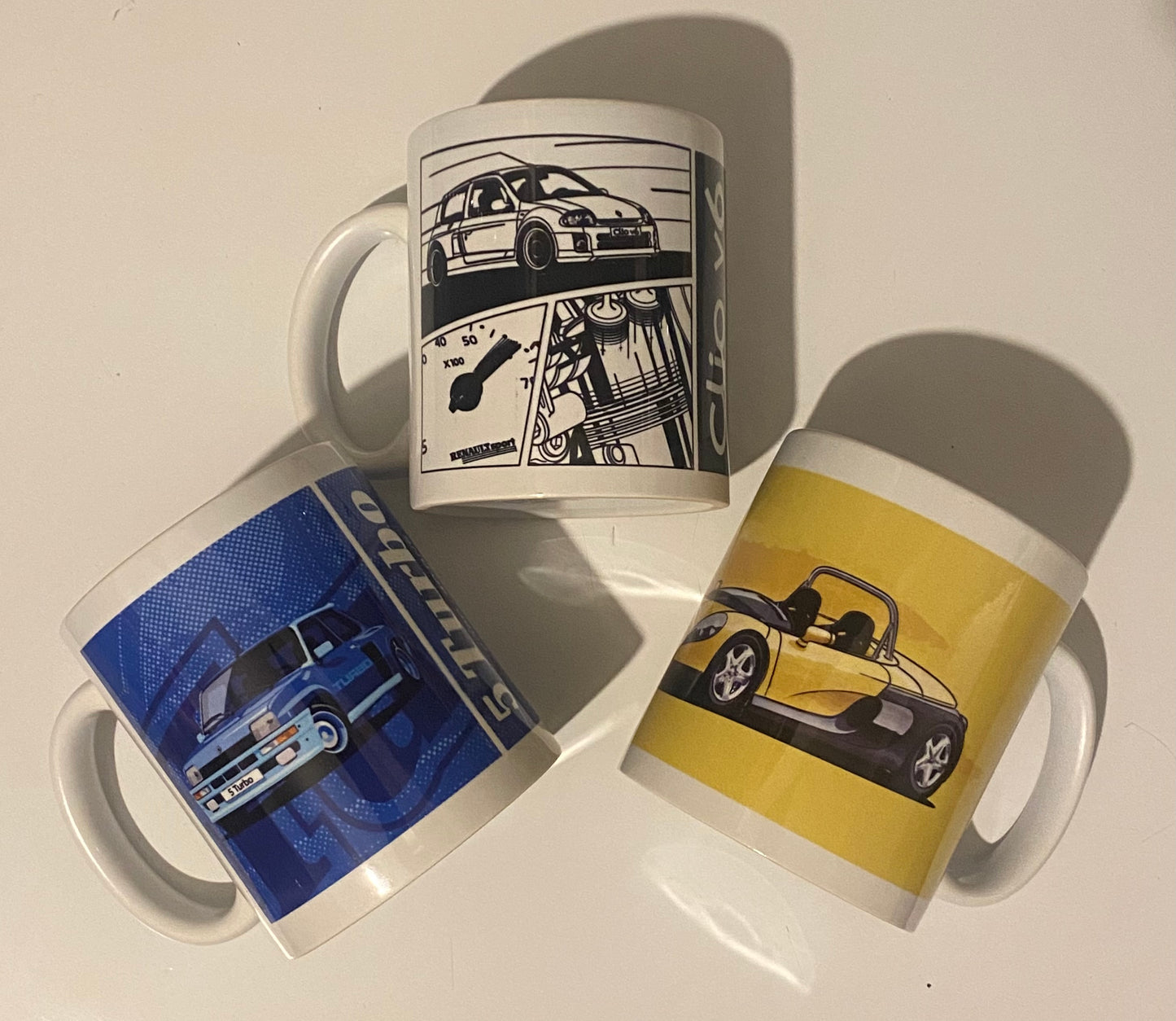 Kit de 3 mugs Renault Spécial Anniversaire