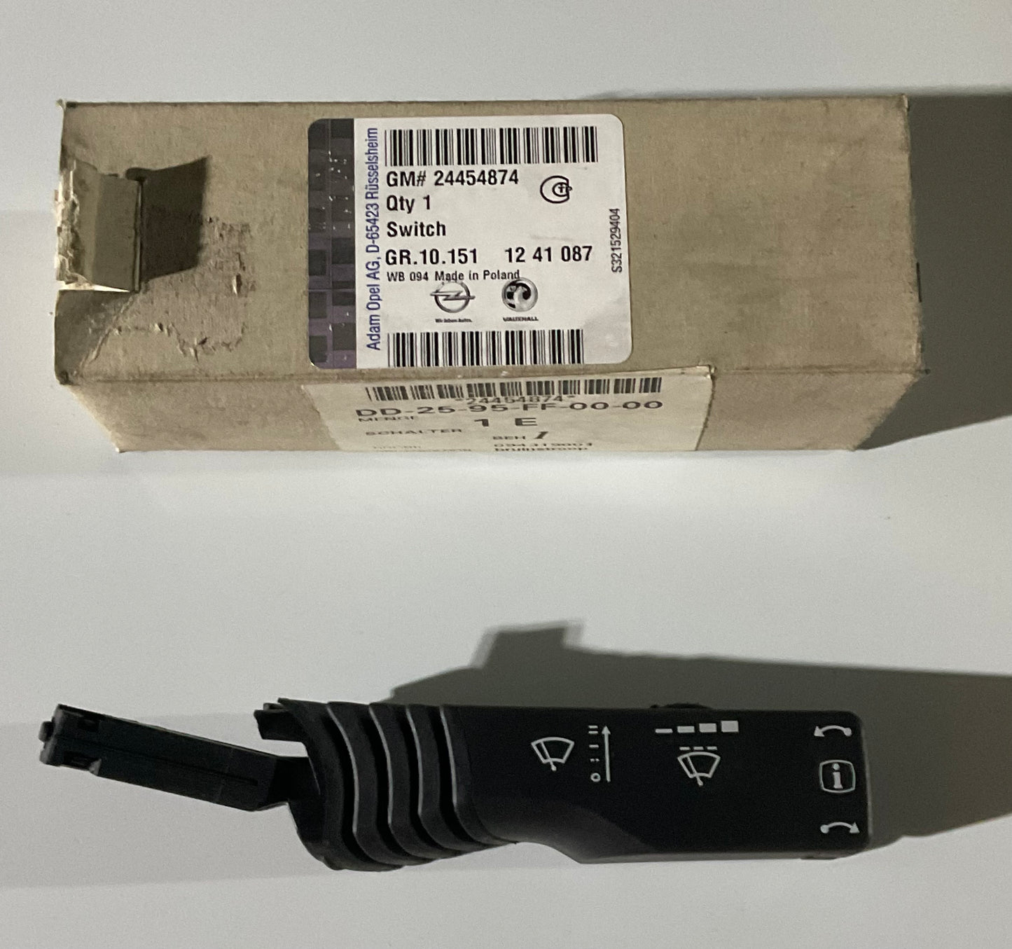 Commodo d'Essuie Glace Opel Vectra