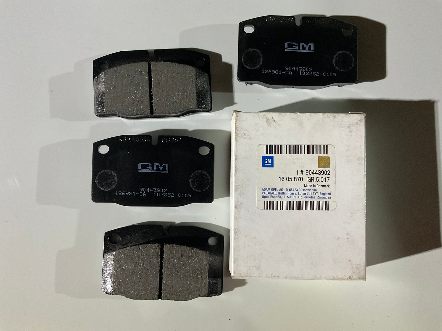 Jeu de Plaquettes de Frein