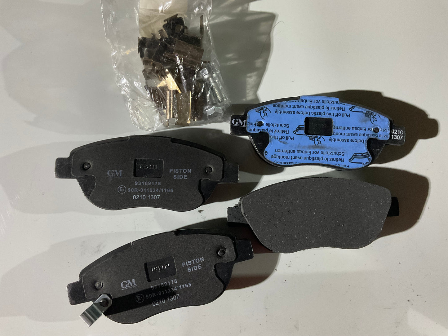 Jeu de Plaquettes de Frein