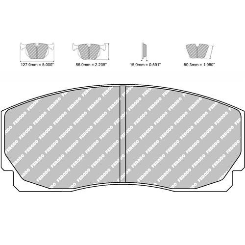 Plaquette de Freins Ferodo FRP203R