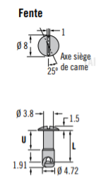 Vis Dzus Tête Bombée AJ4-30